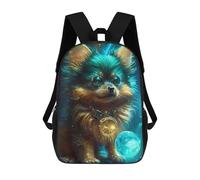 sinyumoney Yorkshire Terrier Dog Backpack School Bag Water Resistant Travel Backpack Computer Bag for Teenage Girls Boys Women Men 17inch