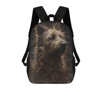 sinyumoney Yorkshire Terrier Dog Rucksack Fashion Stationery Backpack Waterproof Casual Daypacks for Boys/Girls/Teenagers 17inch