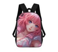 sinyumoney Young Anime Girl Rucksack School Secondary High School College Backpack Travel for Campus Outdoor Travel Sports 17inch