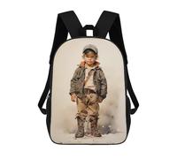 sinyumoney Young Boy in Adventure Gear Backpack School High Secondary School Bags Casual Backpack for Men, Women & Teenage Boys 17inch