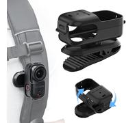 Sinyutia Camera Backpack Clip for DJI Osmo Nano, 360 Rotation Horizontal Vertical Quick Release Mount Hat Camera Clip for Backpack Compatible with DJI Nano Accessories