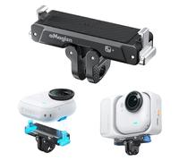 Sinyutia Magnetic Quick Release Mount for Insta360 Go Ultra, with 1/4" Threaded Port for 360 Go Ultra Selfie Sticks Tripods Accessories, Aluminum Alloy for insta360 Camera Mount