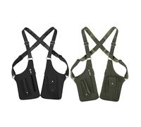 Sinyuyong Stealth Underarm Bag for Men - Anti-Theft Shoulder Holster Pouch - PU Leather Crossbody Phone Wallet Bag - Travel Commuter(F)