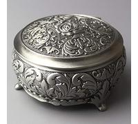 Sinzyo Embossed Zinc Alloy Music Box Metal Movement Music Box Christmas Birthday Valentine's Day (Metal Embossed Type C, Tune; You Are My Sunshine)