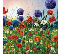 Siobhan Mcevoy Blooming Gorgeous Framed Canvas Print Multicoloured (60Cm X 60Cm)