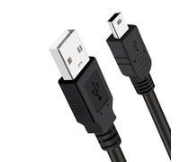 SIOCEN Mini USB Type A to Mini B Charging Cable for GoPro Hero 3+, Sony PS3 Controller Cable, MP3 Player, Garmin GPS, Dash Cam, PDA, Canon PowerShot Rebel ELPH Camera Playstation 3 Charging Cable (2M)