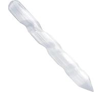 Sioditin NORTHLANDZ Selenite Crystal Wand, for Healing and Meditation, High Energy Crystals for Anxiety Relief, Yoga & Home Decor, Idea for Gift, White - 6 Inches