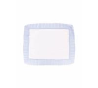 Siola ribbed edge blanket - White One Size