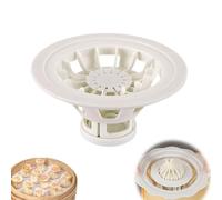 Siomai Maker Molder - 2025 New Machine,Siomai Dumpling Crimper Maker,ABS Dumpling Siomai Baozi Quick Made Tool,Homemade Bao Buns Molder,Plastic Kitchen Gadget Tool for Home Kitchen Beginner (White)