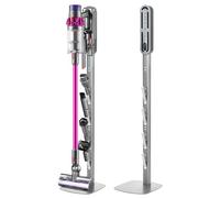 SIOMK Vacuum Stand for Dyson Gen5 V15 V12 V11 V10 V8 V7 V6, Drill-Free Standing Dock with Conceal Cables & Space-Saving Design, Stable Metal Organizer for Cordless Cleaner & Attachments, Easy Assembly