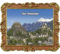 Sion,Switzerland Tourist Souvenir Fridge Magnet Refrigerator Decoration Magnets