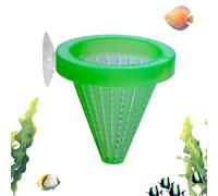 Sionhiuo Aquarium Feeding Bowl, Redworm Container with Suction Cup for Aquariums, Fish Tank Feeding Cup, for Living Room, Table Top, Entrance Area, Bedroom, Landscaping and Home