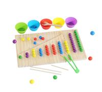 Sionhiuo Counting Toy - Wooden Educational Interactive Learning Games - Children's Counting Toys - For Classroom Home Playroom Activity Centre Preschool Travel Holiday Birthday