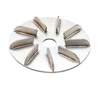 Sionhiuo Disc for removing pet hair - 9 courses labour-saving cleaning, device for removing pet hair, for the care of chickens and the slaughter of cows and sheep in the