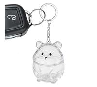 Sionhiuo Dog Hair Collector Keyring, Keepsake Container, Puppy Hair Key Ring Pendant - For Handbag, Purse, Backpack, Travel, Car, Home, Luggage, Rear View Mirror