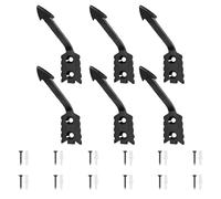 Sionhiuo European Skull Holder - 6-Piece Rustproof Deer Antler Stand | Deer Head Hanger, for Goat and Cow for Wall Mounting in Farmhouse, Outdoor, Hut, Home, Bedroom