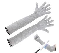 Sionhiuo Guard Gloves Gardening, Cut Proof Sleeves, Long Anti Cut Gloves, Forearm Wrist Arm Protector Sleeve Glove, 5 Cut Resistant Gloves, Cut Resistant Sleeves, Long Arm Guard Protector
