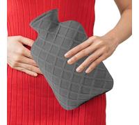Sionhiuo Hot Water Bottle 1.2 L, Hot Water Bottle Bed Warmer, 4-6 Hours Heat Retention for Hands, Shoulders, Neck, Legs, Winter, Travel, Camping, Children, School