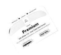 Sionhiuo Paper Toilet Seat Covers, Semi-folded Toilet Seat Covers, 250 Sheets Flushable Half Fold Toilet Seat Covers for Potty Training of Children, 14 x 16 Inch Thicker