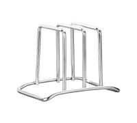 Sionhiuo Pot Lid Storage - Stainless Steel Baking Tray | Chopping Board Holder Stand, for Worktops, Counters, Storage Cabinets, Cupboards, Crockery, Homes and Restaurants