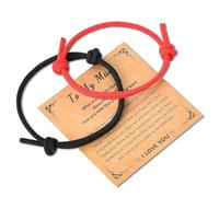 Siopue To My Man Bracelet Gift for Boyfriend Husband Christmas Birthday Gifts from Girlfriend Wife Matching Bracelets for Couples Anniversary Valentines Day Gifts for Hubby Bf Fiance