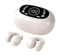 Sioroch AI Language Translator Earbuds,144 Languages Translator Device, Two-Way Translator Ear Clip Bluetooth Earphones for Language Learning/Travel/Business (Pearl)