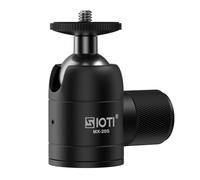 SIOTI Tripod Mini Ball Head, Stainless Steel Material, Panoramic 360° Vertical Pan 90°, Compatible with Digital Camera/Compact DSLR/Cell Phone/Monopod/Light Stand/Action Camera etc.