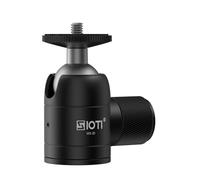 SIOTI Tripod Mini Ball Head, Swivel Mini Ball Head, Panoramic 360° Vertical Pan 90°, Compatible with Digital Camera/Compact DSLR/Cell Phone/Monopod/Light Stand/Action Camera etc.