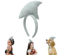 SIOTMERA Shark Headband, Plush Shark Fin Headband for Adults, Funny Shark Hat Animal Costume Accessories for Halloween, Ocean Party,Easter, Christmas,Birthday,Cosplay Fancy Dress Party