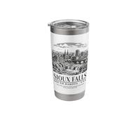 Sioux Falls: The Ultimate Pristine Destination Stainless Steel Insulated Tumbler