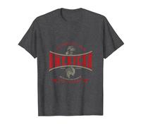 Sioux Tribe Native American Indian Strong Pride Retro T-Shirt, Men, Dark Heather Grey, 6X-Large