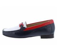 Sioux Women's Colandina Moccasin, blu/Snow/red, 10 UK
