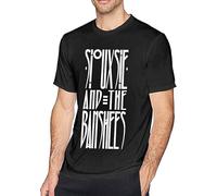 Siouxsie and The Banshees Fashion Men's T-Shirt Tops Short Sleeve Casual Tees Black XL