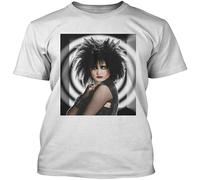 Siouxsie Sioux T Shirt Banshees T Shirt Punk Rock Top 70'S 80'S Icon White_O Neck Tee