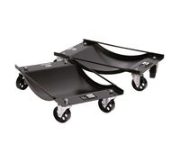 SIP Wheel Dolly Set - Pair of 450kg Capacity Car & Vehicle Steel Wheel Dollies