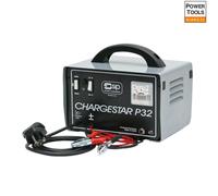 SIP CHARGESTAR P32 Car Battery Charger, 12V / 24V 16A 110Ah 2 Charge Rate Settings