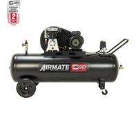 BD 3HP 200 Litre Belt Drive Compressor -L41 x W158 x H82 cm -Black SIP Black One Size