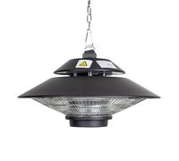 SIP Infrared Electric Halogen Heater with Remote Control & Hanging Chain 230V 1.5kW / 5118 BTU/hr