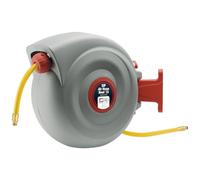 SIP 15m Retractable Air Hose Reel, 300psi Wall Mounted Compressor Hose with Coupler & Bracket