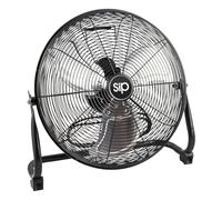 SIP 16" Floor Fan 75w Heavy Duty Industrial Metal Electric Fan Air Circulator 3-Speed