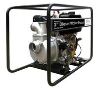 SIP 3" Diesel Water Pump Electric Start, 8.7hp 4-Stroke Engine 1000L/min Flow Rate, 26m Pumping Head