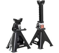 SIP 3 Ton Ratchet Axle Stands Pair Heavy Duty Adjustable Car Van Garage Workshop Jack Stands