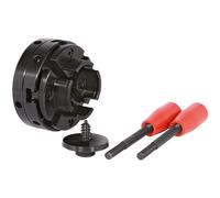 SIP 4 Inches Chuck 3/4 Inches x 16TPI for Wood Lathes - H10.1 cm SIP Multicolor