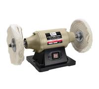 SIP 8" Metal Bench Buffer Polisher Machine with 2 Wheels 230V 550W Motor 2980RPM