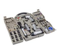 SIP Air Tool Kit 73 Piece Tool Set with Impact & Ratchet Wrench, Die Grinder and Hammer