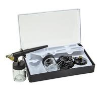SIP Airbrush Paint Kit 0.8mm Nozzle 2x 20ml Cups 1.5m Hose 15-50PSI