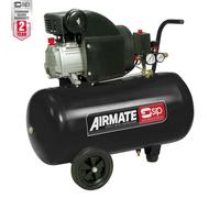 SIP Airmate Air Compressor Direct Drive 230V 50L 2hp / 1.5kW 8 Bar 8CFM 94dB