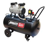 SIP Airmate Air Compressor Low Noise Oil-Free Direct Drive, 230V 100L 3hp 2.2kW 116psi 8 Bar 15CFM