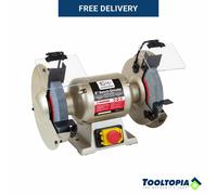SIP Bench Grinder 8" 230V 550W 2980RPM 200mm x 25mm Coarse and Fine Grit Wheel