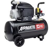 SIP Airmate Air Compressor Oil-Lubricated Direct Drive, 230V 50L 2hp 1.5kW 116psi 8 Bar 8CFM